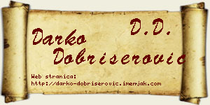Darko Dobrišerović vizit kartica